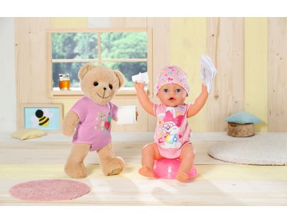 Baby Born Medvídek růžové oblečení - Poškozený obal