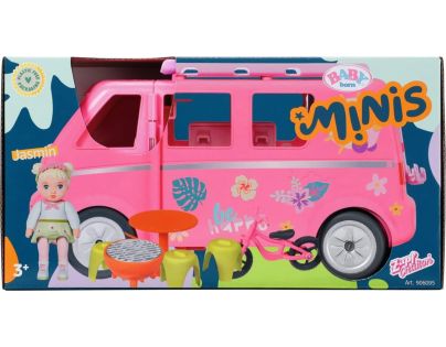 Baby Born Minis Sada s kempovacím autem a panenkou