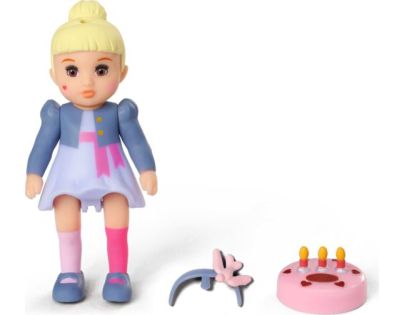 Baby Born Minis Sada s narozeninovým stolem, židličkami a panenkou