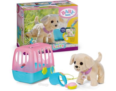Baby Born Můj veselý pejsek s přepravním boxem II