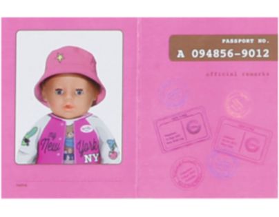 Baby Born Oblečení na cesty 43 cm pro panenky