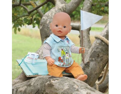 Baby Born Oblečení na chlapečka - Oranžové kalhoty