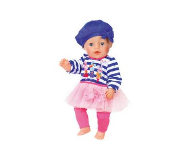 Baby Born Oblečení Šatičky s čepičkou Pruhované
