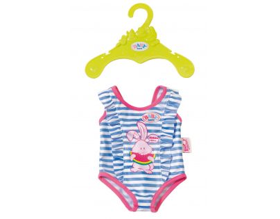 Zapf Creation Baby Born Plavky jednodílné Pruhované s králíčkem