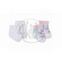 BABY born 816394 - Ponožky 2 páry - červené kytičky 3