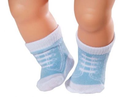 Baby Born Ponožky 2 páry - Modré, tkaničky