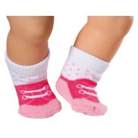 Baby Born Ponožky 2 páry - Růžové, tkaničky 2