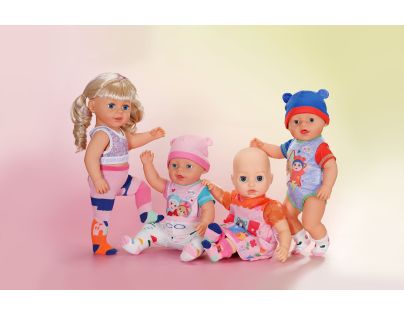 BABY born Punčocháče a ponožky se vzory 2 druhy 43 cm