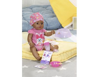 Baby Born s kouzelným dudlíkem černoška 43 cm