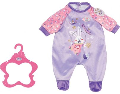 Baby Born Sametový overal Narozeninová edice 43 cm Fialové