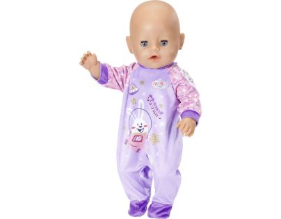 Baby Born Sametový overal Narozeninová edice 43 cm Fialové