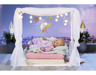 Baby Born Sametový overal Narozeninová edice 43 cm Fialové