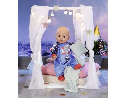 Baby Born Sametový overal Narozeninová edice 43 cm Modrý