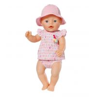 Baby Born Šaty s kloboučkem - Růžová čepička 2