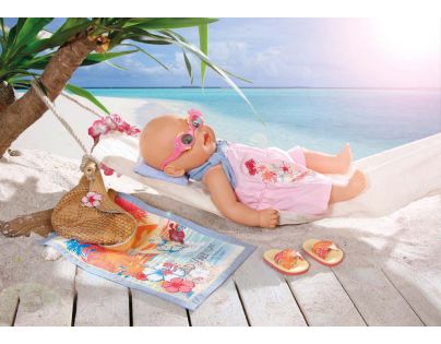 Baby Born Souprava plážového oblečení - Růžová