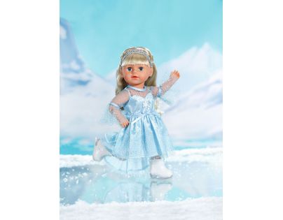 Baby Born Souprava Princezna na ledě 43 cm modré šaty