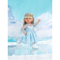 Baby Born Souprava Princezna na ledě 43 cm modré šaty 5