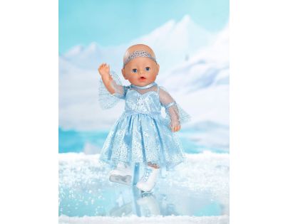 Baby Born Souprava Princezna na ledě 43 cm modré šaty