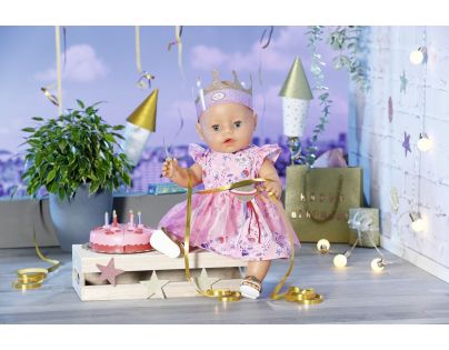 Baby Born Souprava s dortem Deluxe Narozeninová edice 43 cm