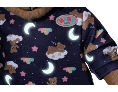 BABY born Teddy ve svítícím pyžamku