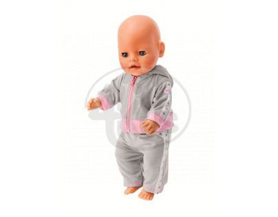 Baby Born tepláková souprava, 3 druhy - Šedá