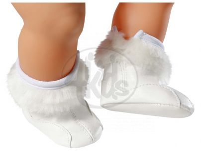 Baby Born Zimní boty - Bílá