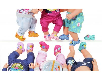 BABY born® Gumové sandálky Tmavě růžové
