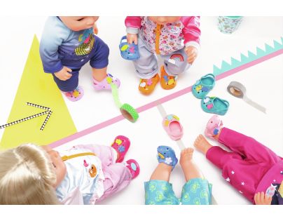BABY born® Gumové sandálky Tmavě růžové