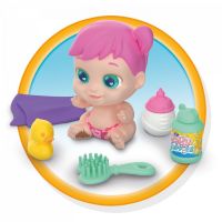 Baby Buppies miminko Holka růžové vlasy koupání 4