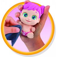 Baby Buppies miminko Kluk fialové vlasy spaní 5