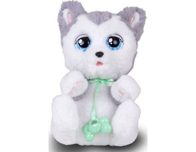Baby Paws plyšové štěňátko bílošedé