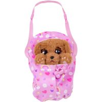 Baby Paws plyšové štěňátko hnědé 2