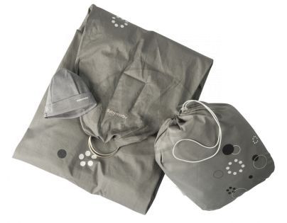 Baby šátek RING GREY/BLACK Babymoov 057202