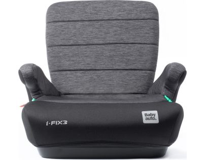 BabyAuto DOKA iFIX 125-150, podsedák se sklopnými zády, black grey flame
