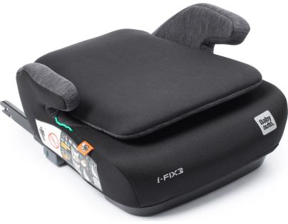 BabyAuto DOKA iFIX 125-150, podsedák se sklopnými zády, black grey flame