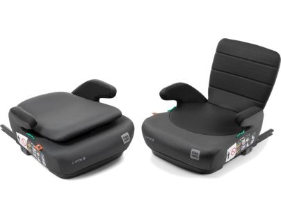 BabyAuto DOKA iFIX 125-150, podsedák se sklopnými zády, black grey
