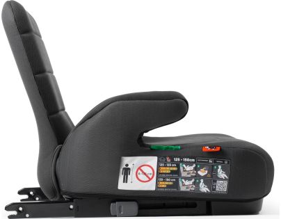 BabyAuto DOKA iFIX 125-150, podsedák se sklopnými zády, black grey