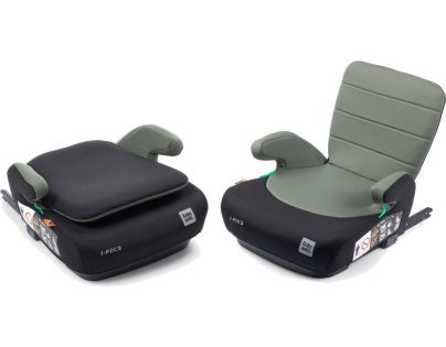 BabyAuto DOKA iFIX 125-150, podsedák se sklopnými zády, black olive green
