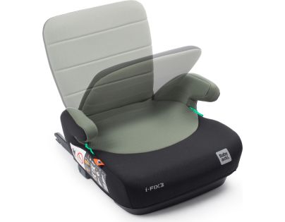 BabyAuto DOKA iFIX 125-150, podsedák se sklopnými zády, black olive green