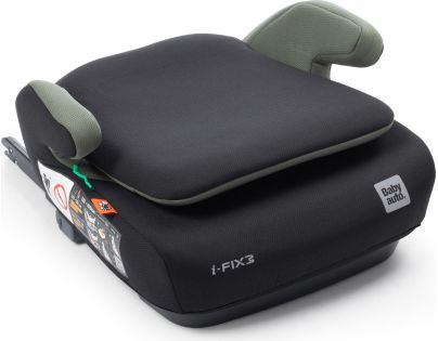 BabyAuto DOKA iFIX 125-150, podsedák se sklopnými zády, black olive green
