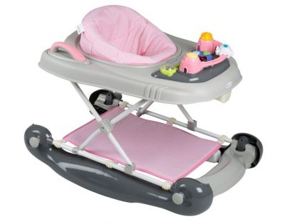 BabyGo chodítko Walker 4 v 1 Pink