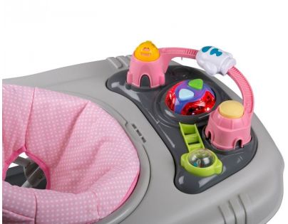 BabyGo chodítko Walker 4 v 1 Pink