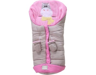 BabyGo Fusak Hrošík Hippo BeigePink