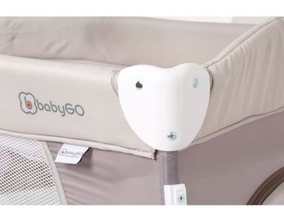 BabyGo postýlka Sleeper Deluxe Beige