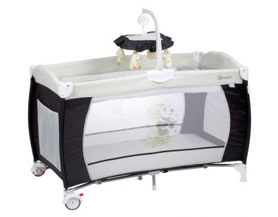 BabyGo postýlka Sleeper Deluxe Black