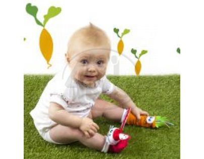 Chrastící ponožky Králíček/Mrkvička Babymoov