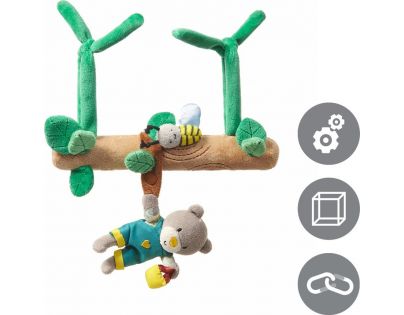 BabyOno Hračka na zavěšení Zahradník Teddy 22 cm