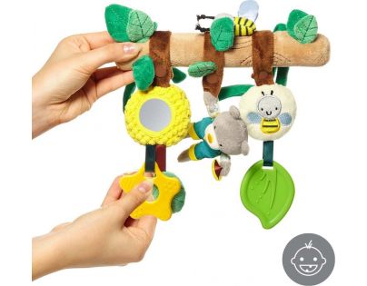 BabyOno Hračka na zavěšení Zahradník Teddy 22 cm