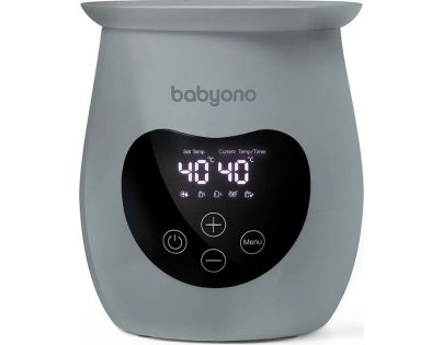 BabyOno Ohřívač a sterilizátor digitální Honey šedý