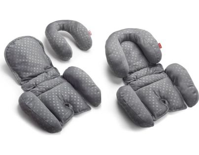 Babypack Polstrování do autosedačky nebo kočárku pro nejmenší šedé